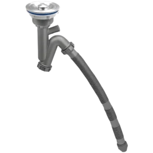 CONTRA CANASTA CON CESPOL FLEXIBLE ACERO INOX CESP-001