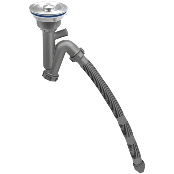 CONTRA CANASTA CON CESPOL FLEXIBLE ACERO INOX CESP-001