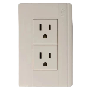 CONTACTO DUPLEX CON PLACA ARMADO MDX EW-120M