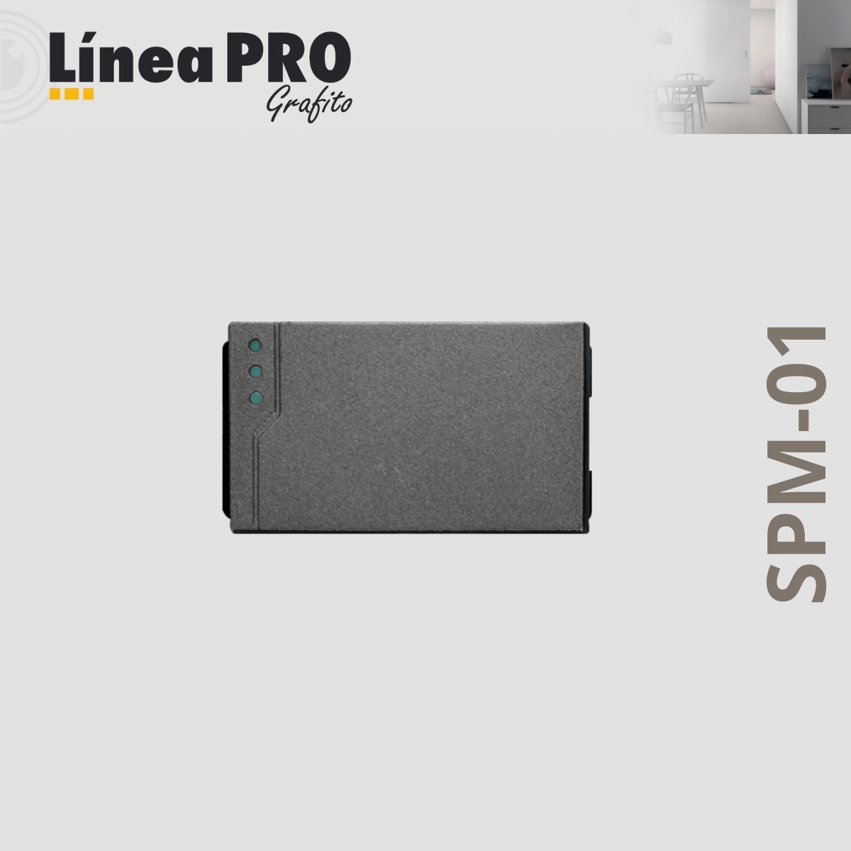 APAGADOR SENCILLO POLICARBONATO LINEA PRO 10A 250V SPM-01