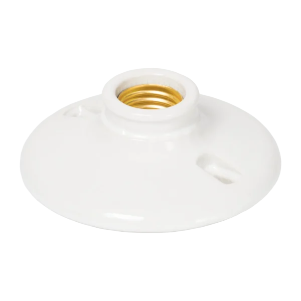 SOCKET PORCELANA REDONDO 4" KLEY SOC-010