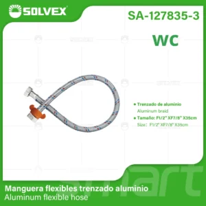 MANGUERA PARA WC 35CM CON MANERAL SA-127835-3