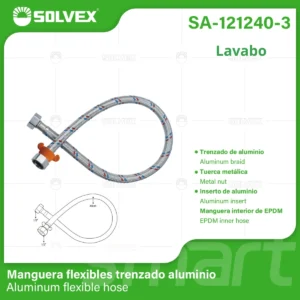 MANGUERA PARA LAVABO 40CM SA-121240-3