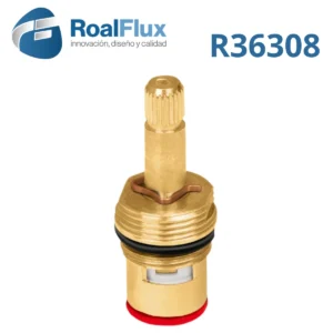 VASTAGO PARA MEZCLADORAS CHINAS ROJO 1/4 VUELTA R36308 20 ESTRIAS FINA