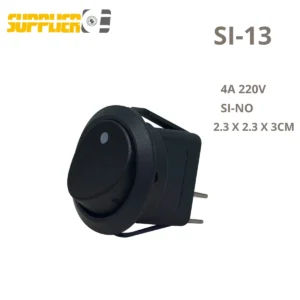 INTERRUPTOR BALANCIN  4A 220V REDONDO SI-13