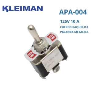 APAGADOR COLA DE RATA 3 TORN. 10A 125V APA-004