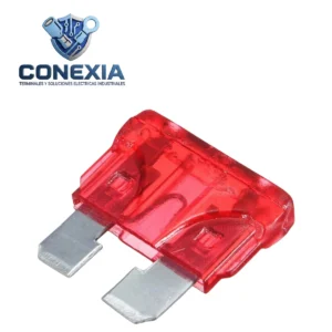 FUSIBLE AUTOMOTRIZ ESTANDAR 10A ROJO BOLSA CON 10 PZAS