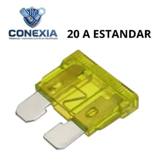 FUSIBLE AUTOMOTRIZ ESTANDAR 20A AMARILLO BOLSA CON 10 PZAS