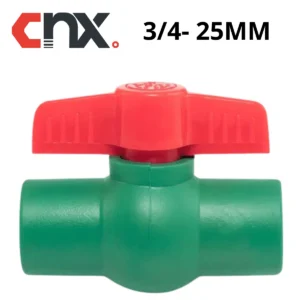 VALVULA ESFERA PPR BOLA 25MM 3/4" CNX