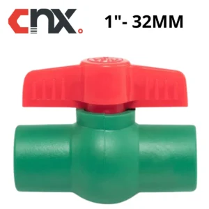 VALVULA ESFERA PPR BOLA 32 MM 1" PULG CNX