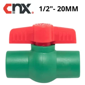 VALVULA ESFERA PPR BOLA 20 MM 1/2″ PULG CNX