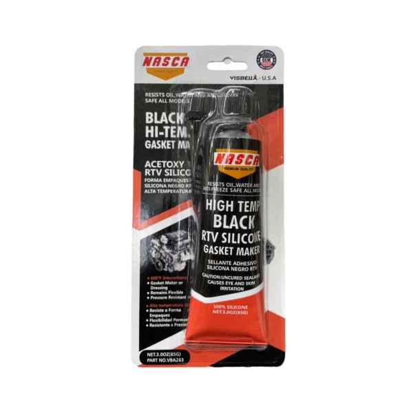 SILICON NEGRO ALTA TEMPERATURA 85g NASCA