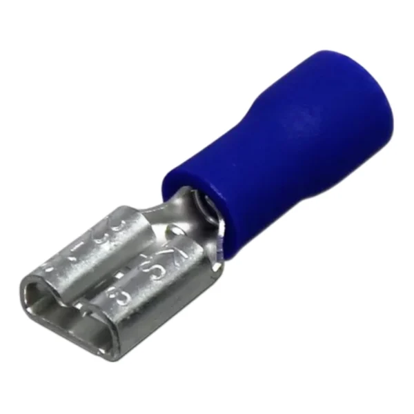 TERMINAL AISLADA AZUL HEMBRA BOLSA CON 10 PZAS FDD2-250