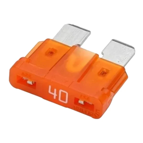 FUSIBLE AUTOMOTRIZ ESTANDAR 40A ROJO BOLSA CON 10 PZAS