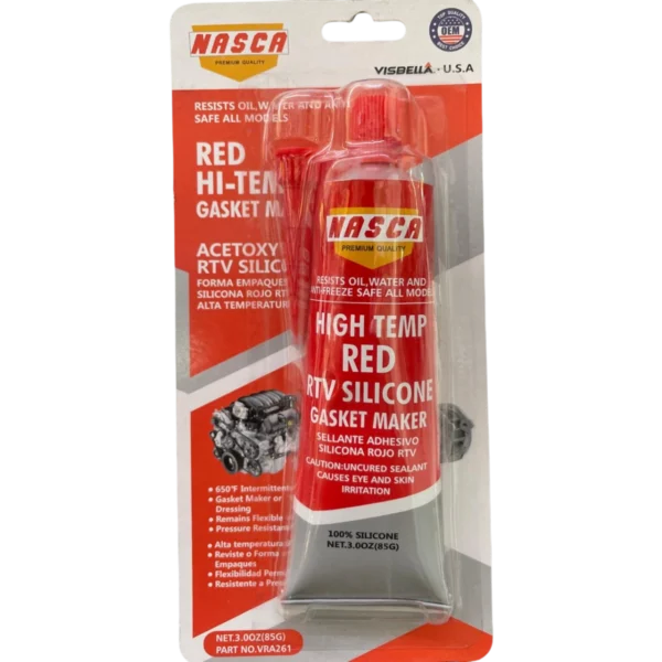 SILICON ROJO ALTA TEMPERATURA 85g NASCA