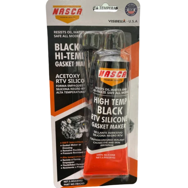 SILICON NEGRO ALTA TEMPERATURA 85g NASCA