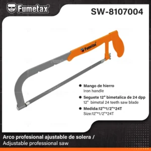 ARCO DE SEGUETA AJUSTABLE FUMETAX SW-8107004