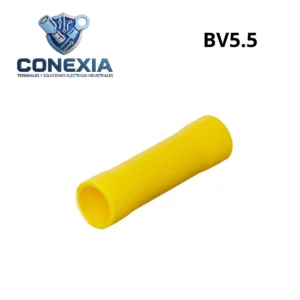 TERMINAL CONECTOR AISLADO AMARILLO BV5.5 BOLSA CON 10 PZS