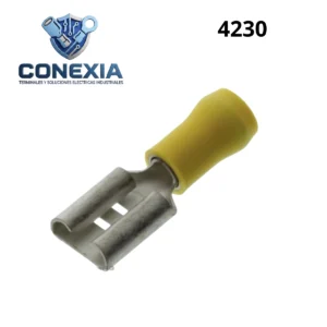 TERMINAL AISLADA HEMBRA AMARILLA VW GRANDE 4230 BOLSA C/10 PZAS
