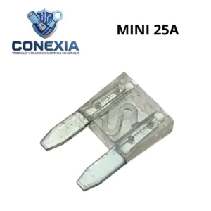 FUSIBLE MINI 25A TRANSPARENTE MINI-25A BOLSA CON 10 PZAS