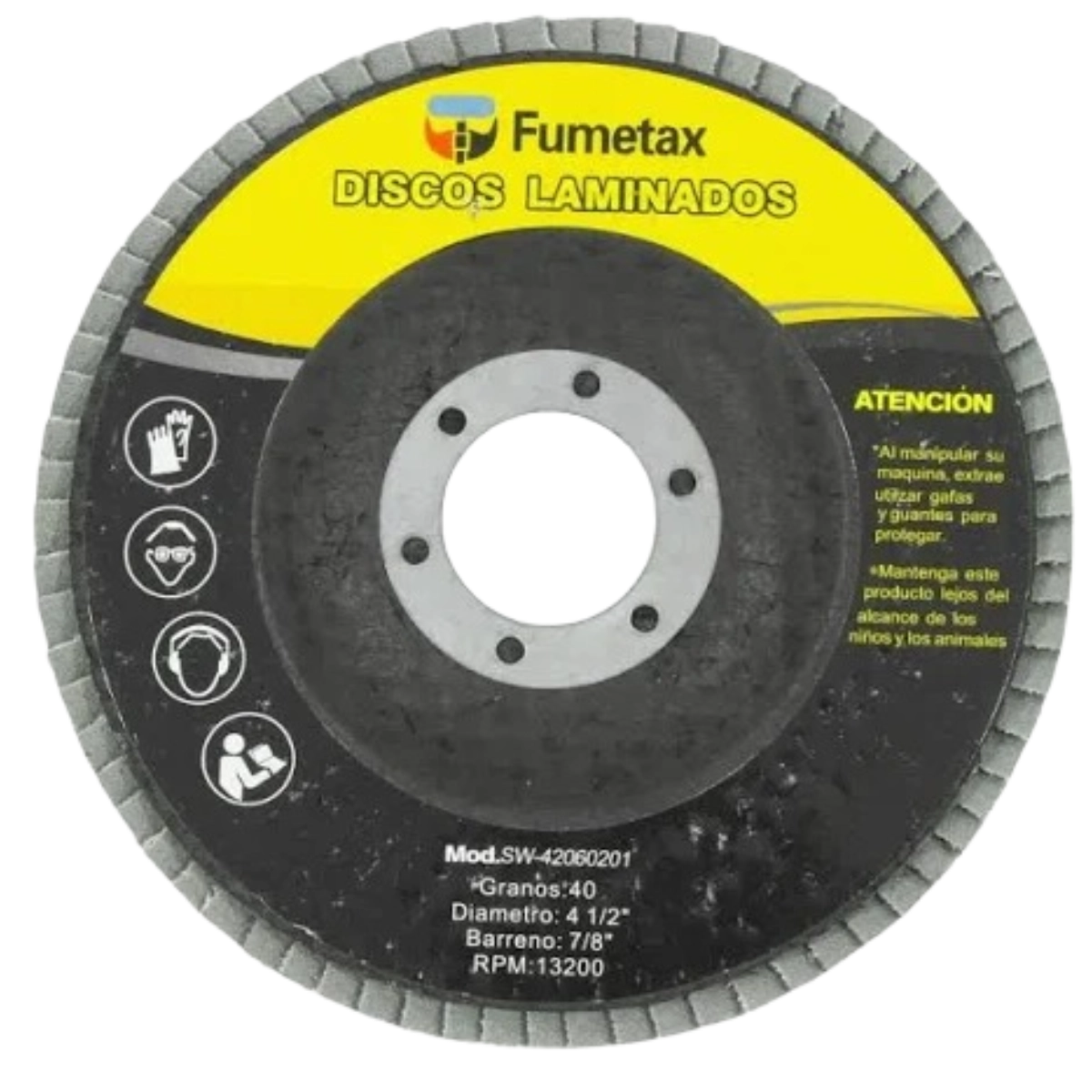 DISCO LAMINADO FUMETAX GRANO 120 SW-42060204