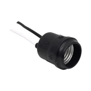 SOQUET INTEMPERIE CON CABLES E27 8368 SANELEC