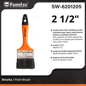 BROCHA NARANJA FUMETAX ( 2 1/2 ) SW-6201205