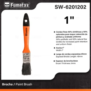 BROCHA NARANJA FUMETAX ( 1 ) SW-6201202
