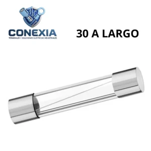 FUSIBLE CRISTAL VIDRIO LARGO 43-30A SEF30 BOLSA CON 10 PZAS