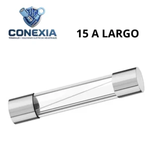 FUSIBLE CRISTAL VIDRIO LARGO 43-15A BOLSA CON 10 PZAS