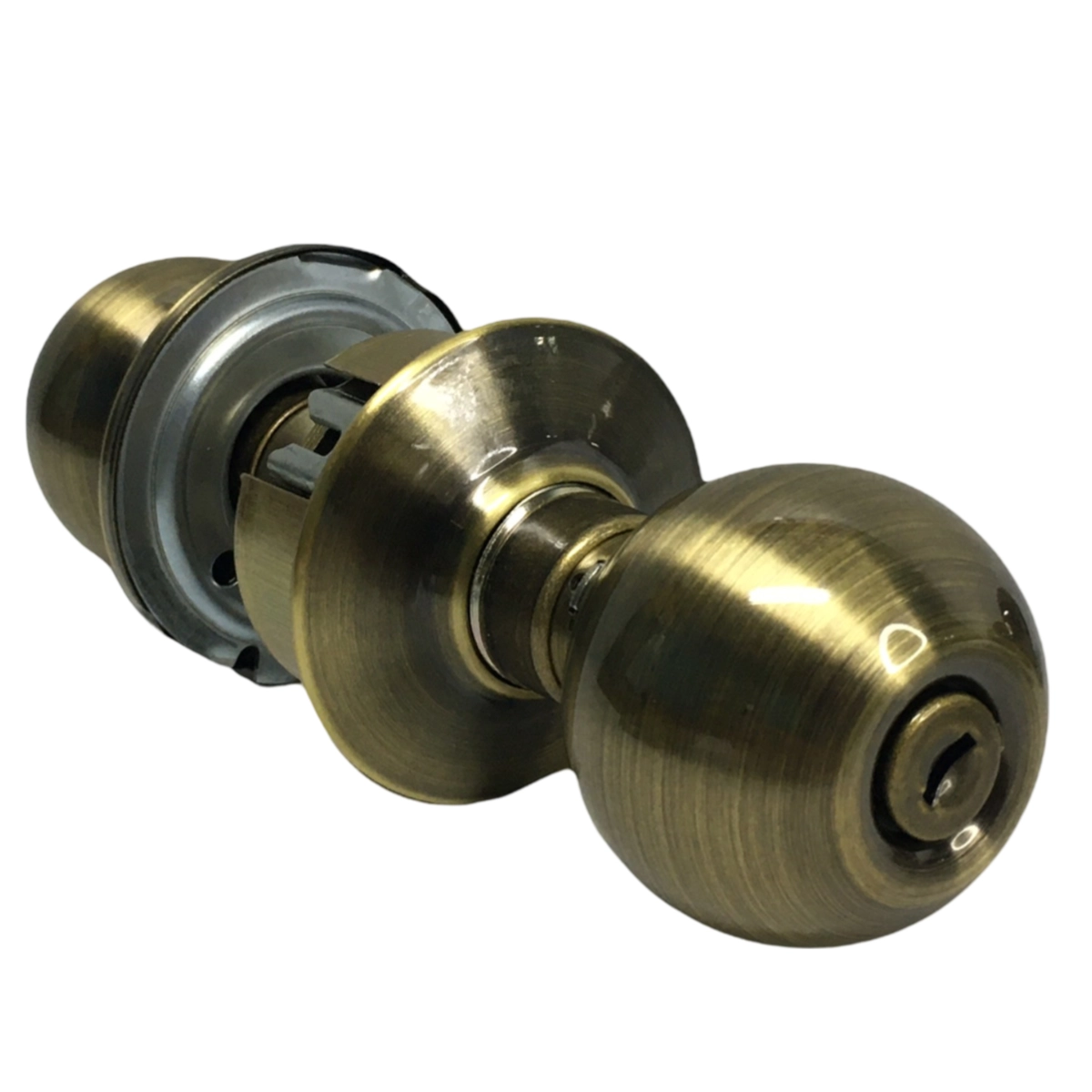 CERRADURA DE PERILLA RECAMARA LATON ANTIGUO SW-53ET01AB02