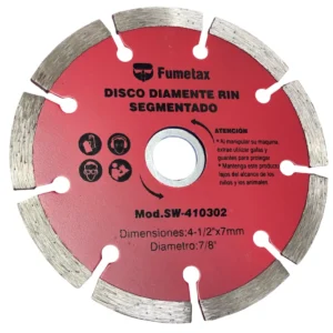 DISCO DIAMANTE RIN SEGMENTADO 4 1/2 FUMETAX SW-410302