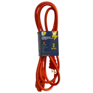EXTENSION NARANJA USO RUDO ( 2 METROS ) E-LECTRIC