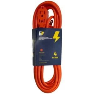EXTENSION NARANJA USO RUDO ( 4 METROS ) E-LECTRIC