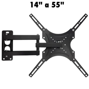 Soporte para TV De 14 a 55 Pulgadas TL1455N20B movible 18Kg Rotacion 90