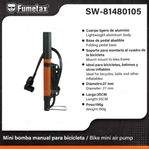 BOMBA PARA INFLAR CHICA FUMETAX SW-81480105