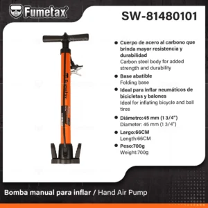 BOMBA PARA INFLAR GRANDE FUMETAX SW-81480101