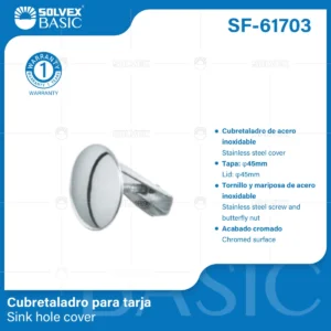 CUBRETALADRO CROMO PIEZA SF-61703