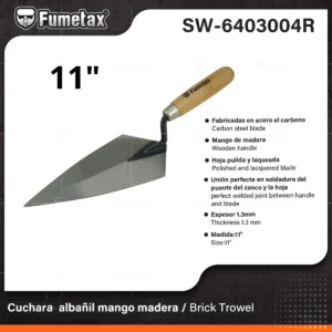 CUCHARA PARA ALBAÑIL 11" FUMETAX SW-6403004R