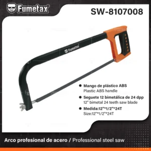 ARCO DE SEGUETA PROFESIONAL MANGO NARANJA FUMETAX SW-8107008