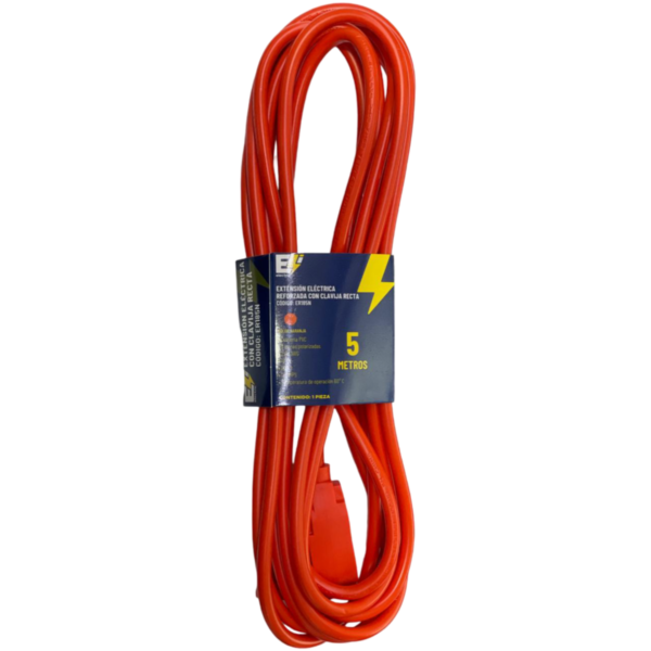 EXTENSION NARANJA USO RUDO ( 6 METROS ) E-LECTRIC ER186N