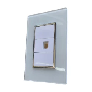 PLACA VENECIA BLANCO TOMA MODEM RJ-45 SANELEC