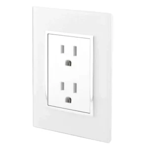 PLACA VENECIA BLANCO CONTACTO DOBLE 4474 SANELEC