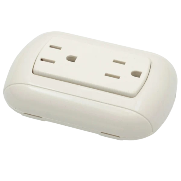 CONTACTO DUPLEX VISIBLE ITALIANO MARFIL CTO-021