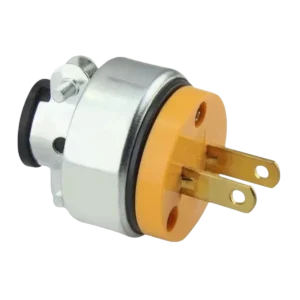 CLAVIJA USO RUDO AMARILLA SENCILLA  METAL 15A CLA-026