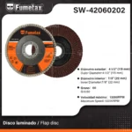 DISCO LAMINADO FUMETAX GRANO 60 4 1/2 SW-42060202