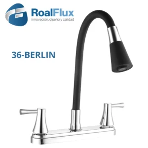 LLAVES MEZCLADORA PARA FREGADERO CROMO 36-BERLIN ROALFLUX