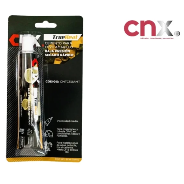 CEMENTO PARA CPVC AMARILLO TUBITO 50ML CNX