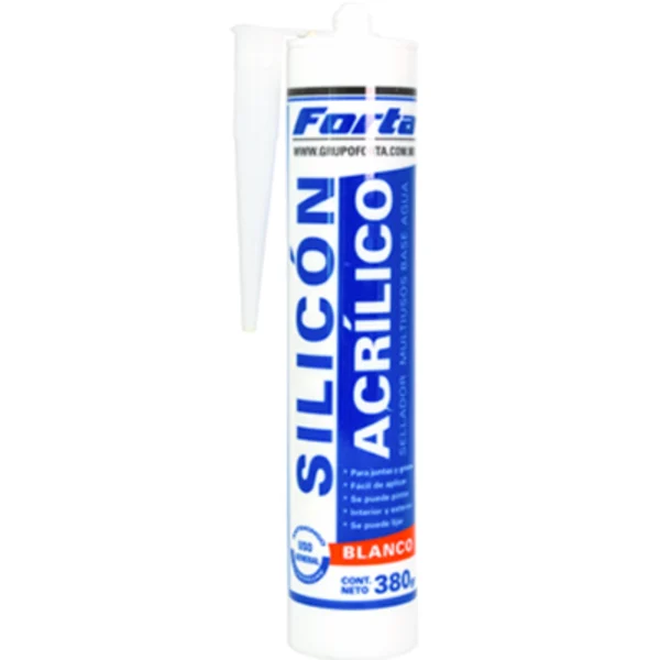 SILICON ( BLANCO ) ACETICO ANTIHONGOS 300 ML FORTA