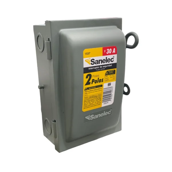 INTERRUPTOR SANELEC 2 POLOS 30A S1537